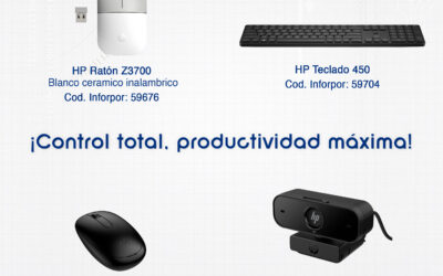 ¡Control total y productividad máxima con los periféricos HP!