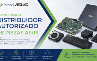 Inforpor ya es Distribuidor Autorizado de Piezas ASUS: repuestos originales para el canal profesional